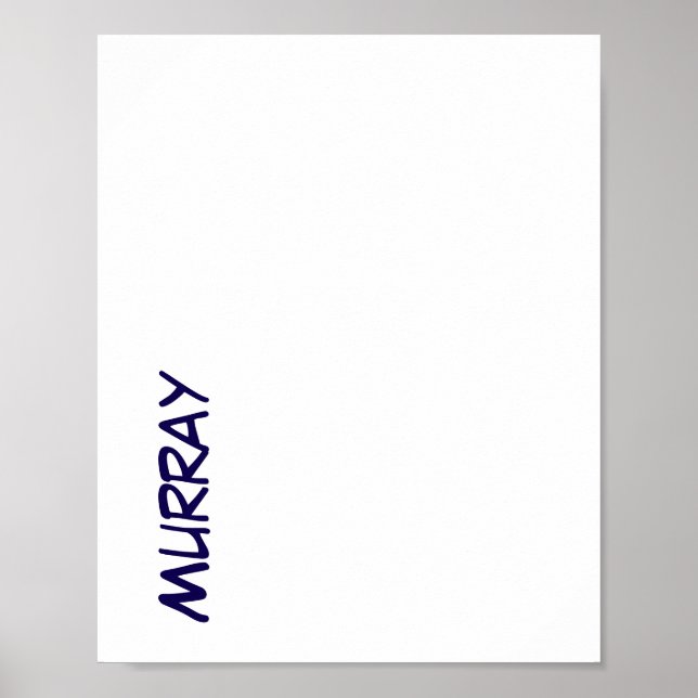 Crea tu propio póster mate (Frente)