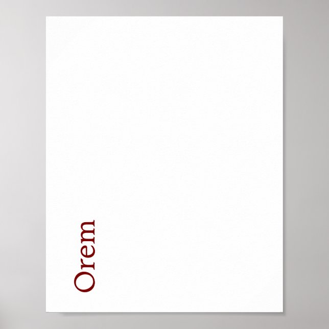 Crea tu propio póster mate (Frente)