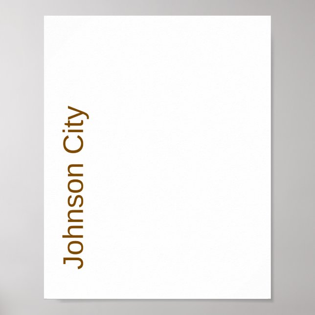 Crea tu propio póster mate (Frente)