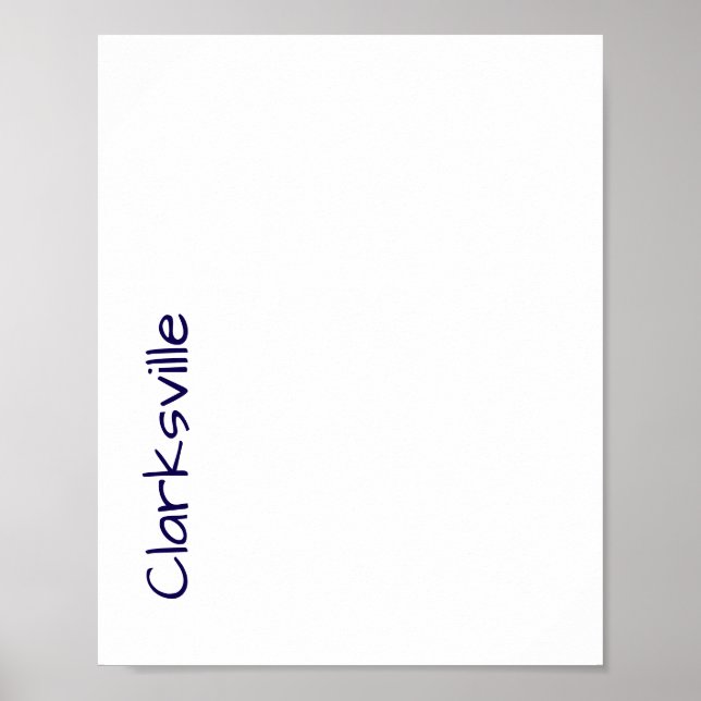 Crea tu propio póster mate (Frente)