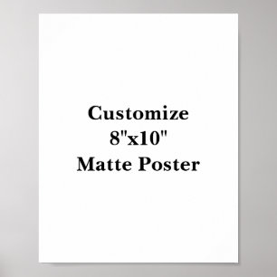 Crea tu propio póster mate