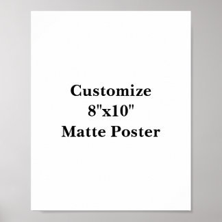 Crea tu propio póster mate