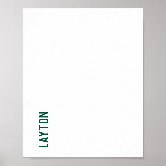 Crea tu propio póster mate (Frente)