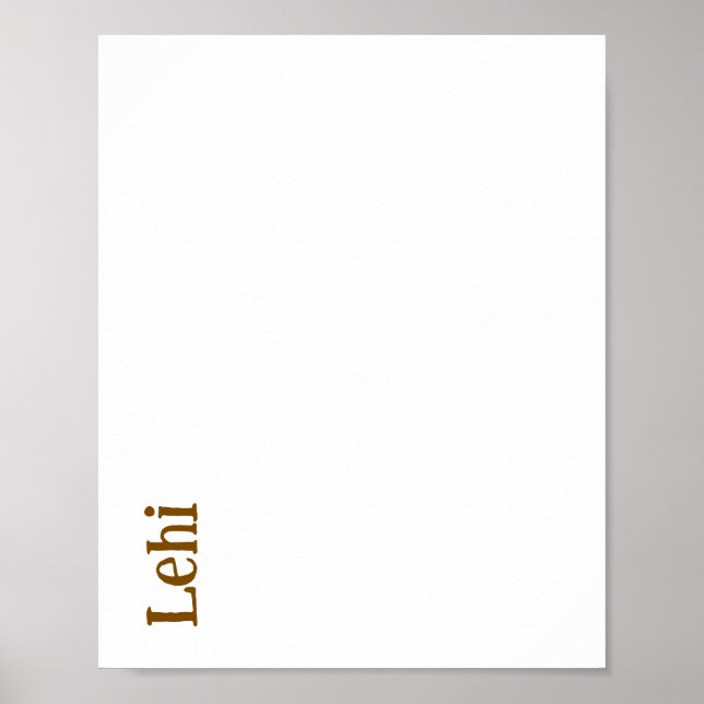 Crea tu propio póster mate (Frente)