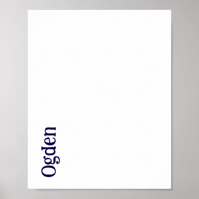 Crea tu propio póster mate (Frente)