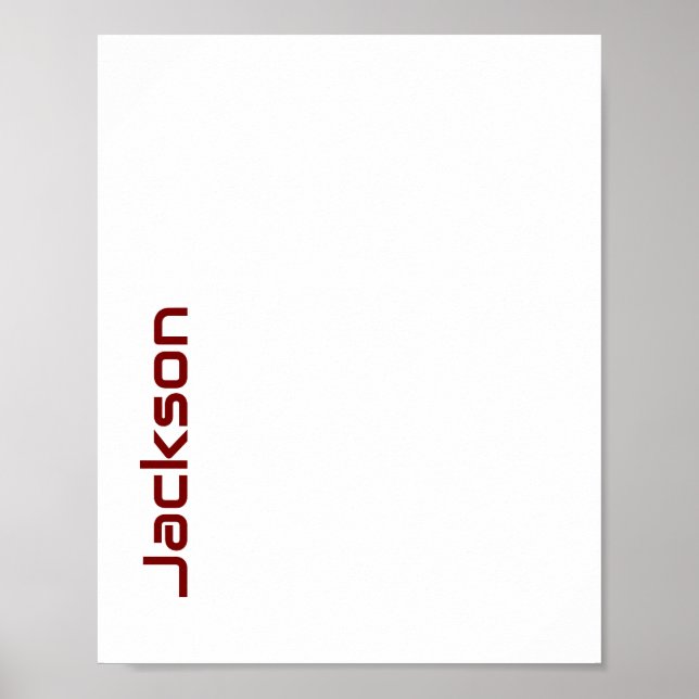 Crea tu propio póster mate (Frente)