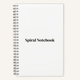 Crea tu propio premium | Cuaderno en espiral de 5.