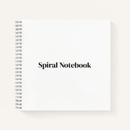 Crea tu propio premium | Cuaderno en espiral de 8.