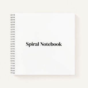 Crea tu propio premium Cuaderno en espiral de 8.