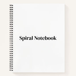 Crea tu propio premium | Cuaderno en espiral de 8.