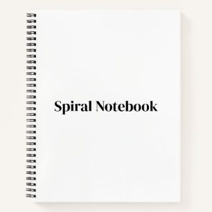 Crea tu propio premium Cuaderno en espiral de 8.