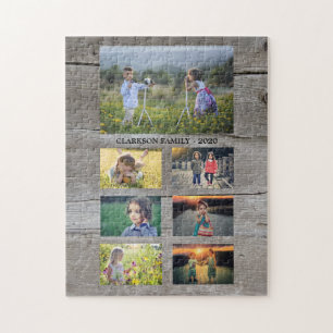 Crea tu propio puzzle de collage de fotos de famil