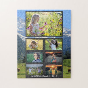 Crea tu propio puzzle de collage de fotos de famil