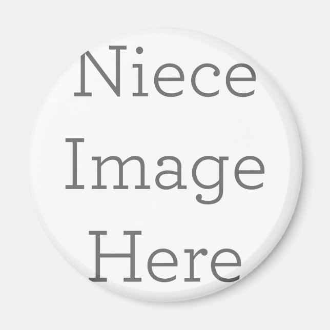 Estándar: 5,7 cm Circular Imán (Frente)