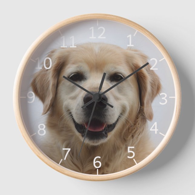 Crea tu propio reloj de fotos de perro Mascota (Anverso)