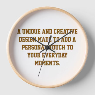 Crea tu propio reloj de pared