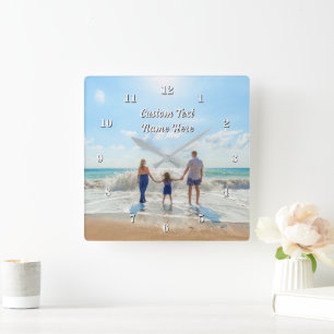 Crea tu propio reloj de pared con fotos y texto pe