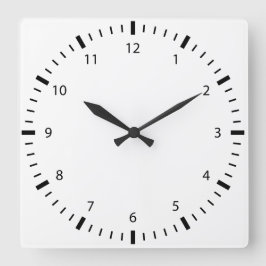 Crea tu propio reloj de pared con marco blanco red