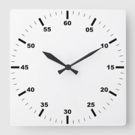 Crea tu propio reloj de pared con marco blanco red