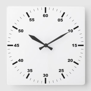 Crea tu propio reloj de pared con marco blanco red