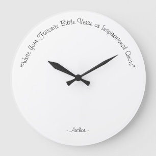 crea tu propio reloj de pared grande