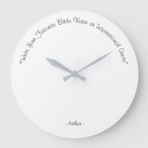 crea tu propio reloj de pared grande