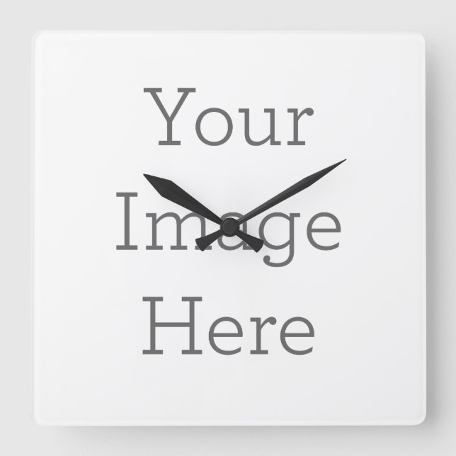 Reloj de Pared, Cuadrado (Anverso)