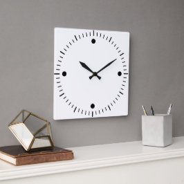 Crea tu propio reloj de pared redondo con marco bl