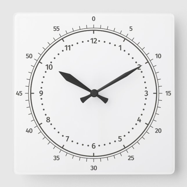 Crea tu propio reloj de pared redondo con marco bl (Anverso)