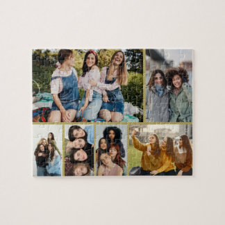 Crea tu propio rompecabezas de collage de 6 fotos