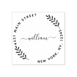 Crea tu propio sello de goma redondeado moderno