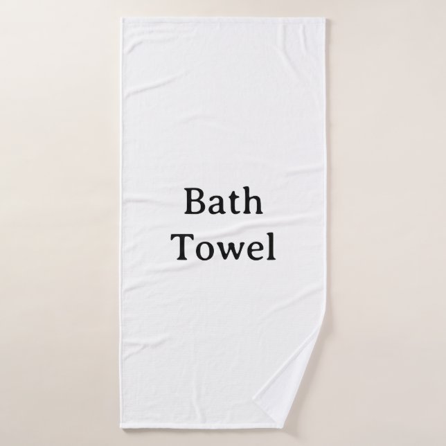 Crea tu propio simple personalizado 30" x 60" (Toalla de baño)
