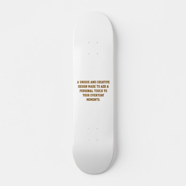 Crea Tu Propio SkateBoard (Anverso )