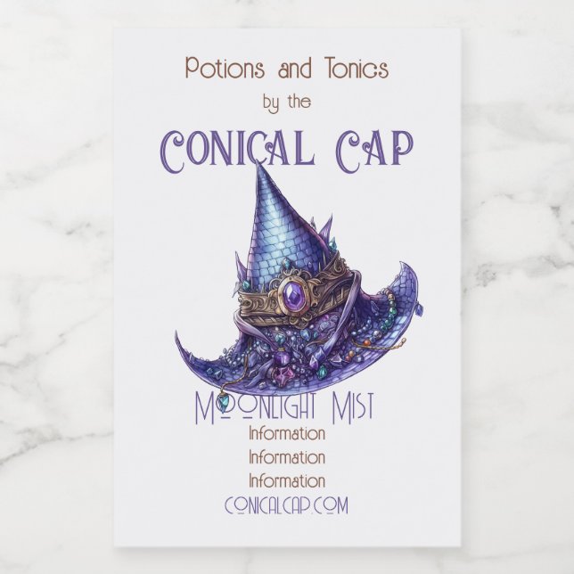 Crea Tu Propio Sombrero de Bruja Dragón con Joyas  (Etiqueta única)
