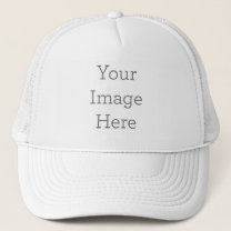 Crea tu propio sombrero de camionero blanco