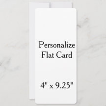 crea tu propio Squared Flat personalizado de 4" x