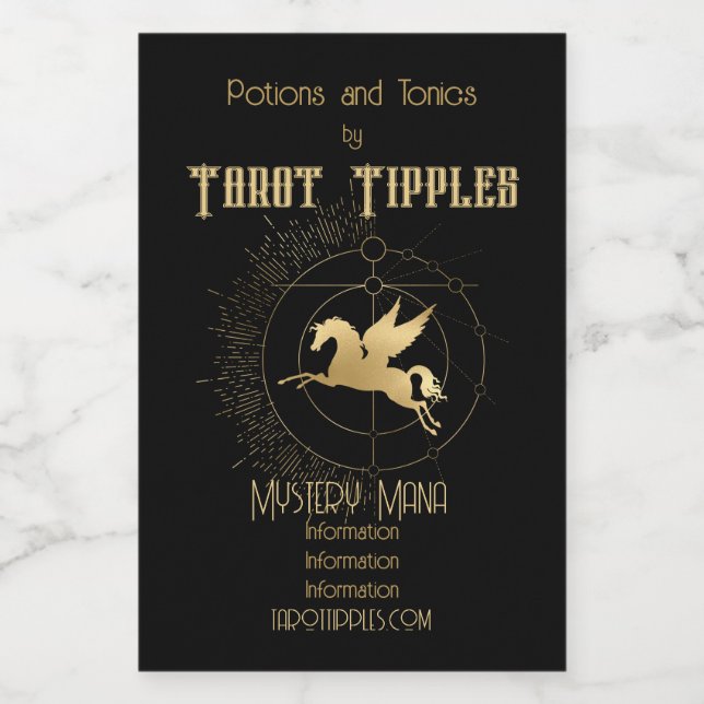 Crea tu propio Tarot Arcano Oro (Etiqueta única)