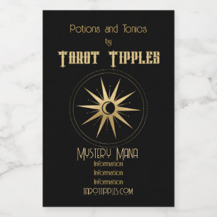 Crea tu propio tarot de estrella arcana de oro