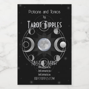 Crea tu propio Tarot de tres fases plateadas de la
