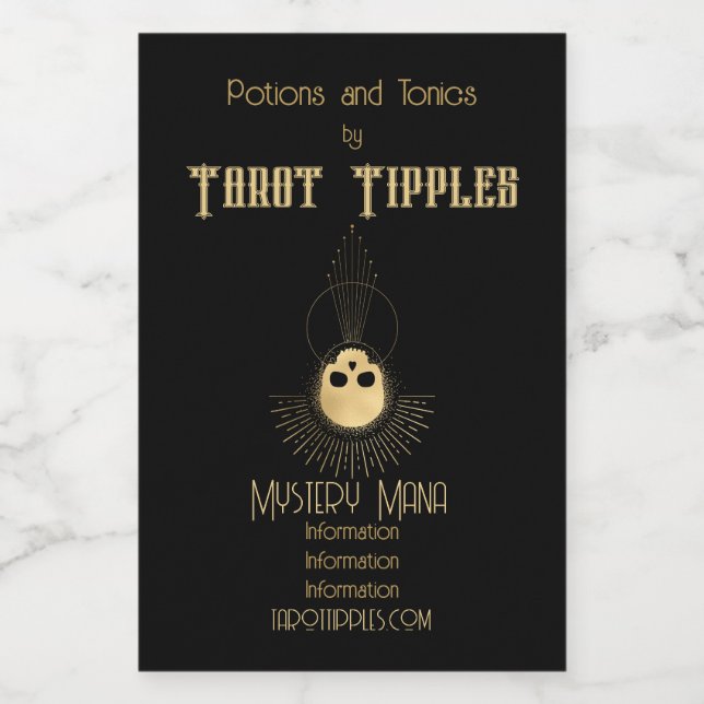 Crea tu propio Tarot del hombre colgado Arcano dor (Etiqueta única)