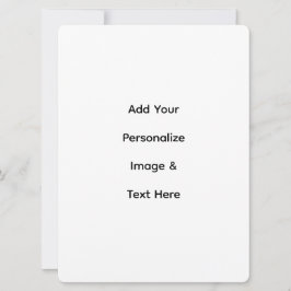 crea tu propio texto personalizado 6.5" x 8.7 tarj