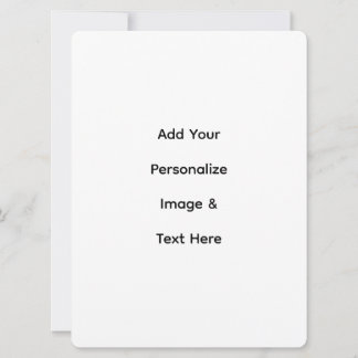 crea tu propio texto personalizado 6.5" x 8.7 tarj