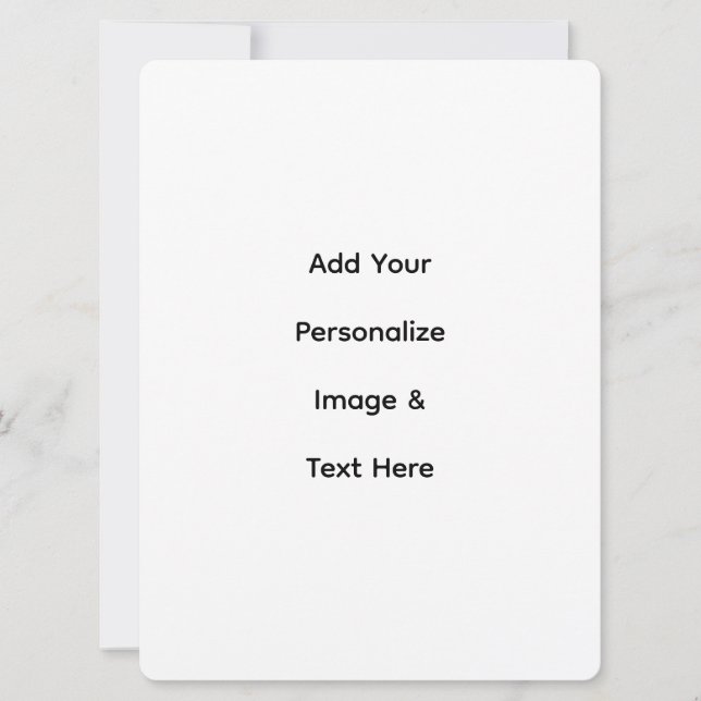 crea tu propio texto personalizado 6.5" x 8.7 tarj (Anverso)