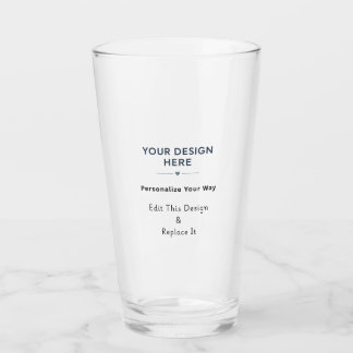 Crea tu propio vaso de pinta americano