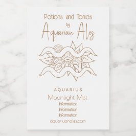 Crea tu propio y elegante acuario dorado y blanco