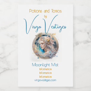 Crea tu propio Zodiac Virgo Mítico Azul y Oro