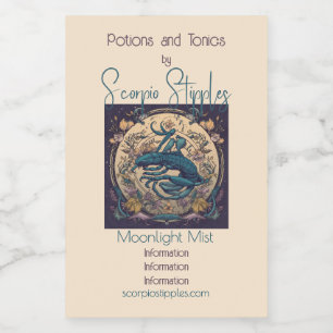 Crea tu propio Zodíaco Escorpio Art Nouveau