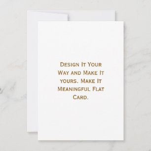 Crea tu tarjeta plana personalizada de 4,5" x 6,25