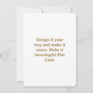 Crea tu tarjeta plana personalizada de 4,5" x 6,25