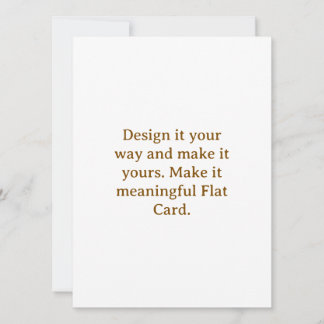 Crea tu tarjeta plana personalizada de 5,5" x 7,5"